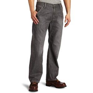 NWT 569™ LEVIS  LOOSE STRAIGHT FIT MEN'S JEANS Grey 40 x 30